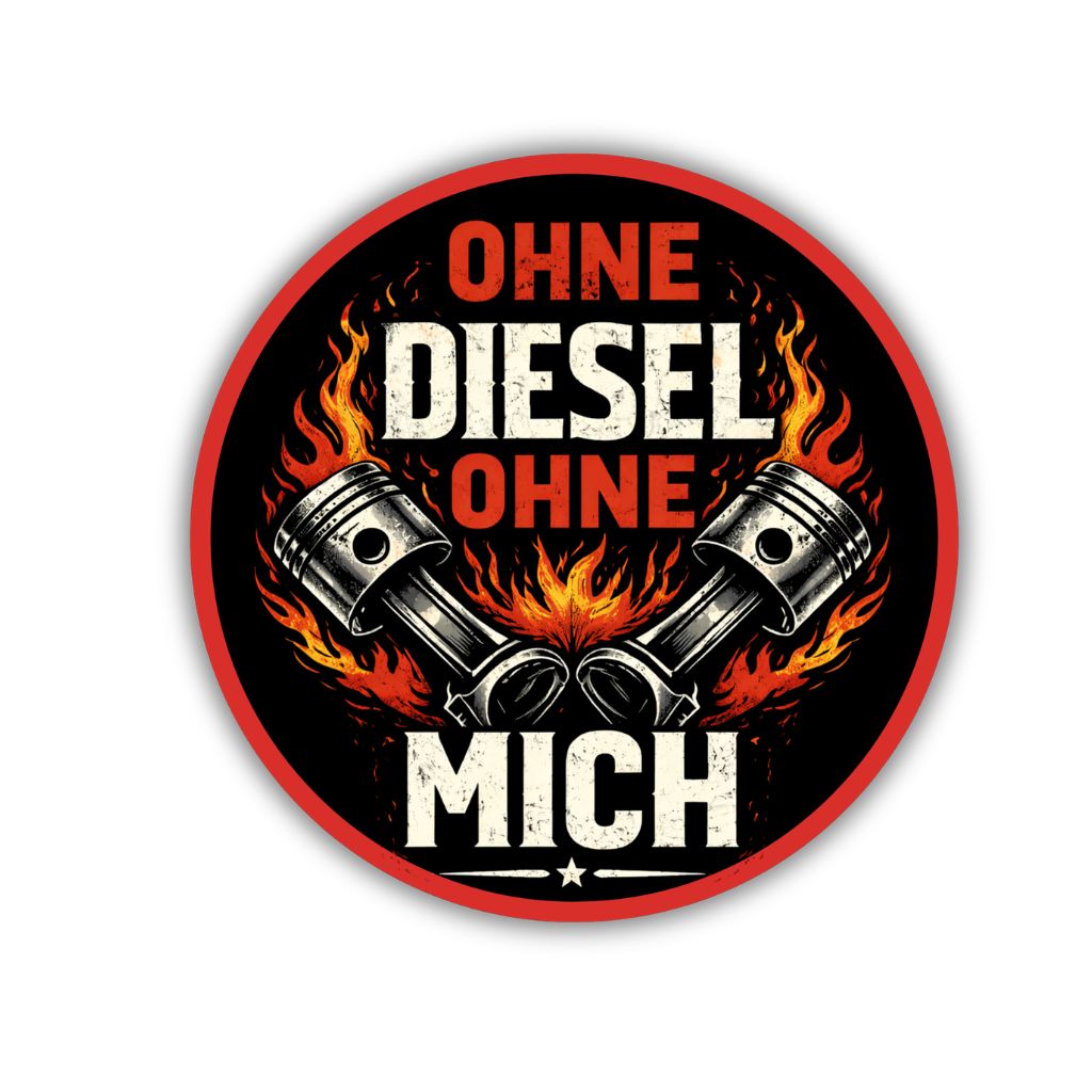 Ohne Diesel ohne mich - Sticker