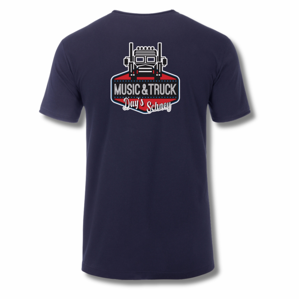 T-Shirt NAVY Music & Truck Days Schney