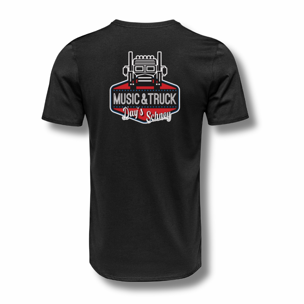 T-Shirt SCHWARZ Music & Truck Days Schney