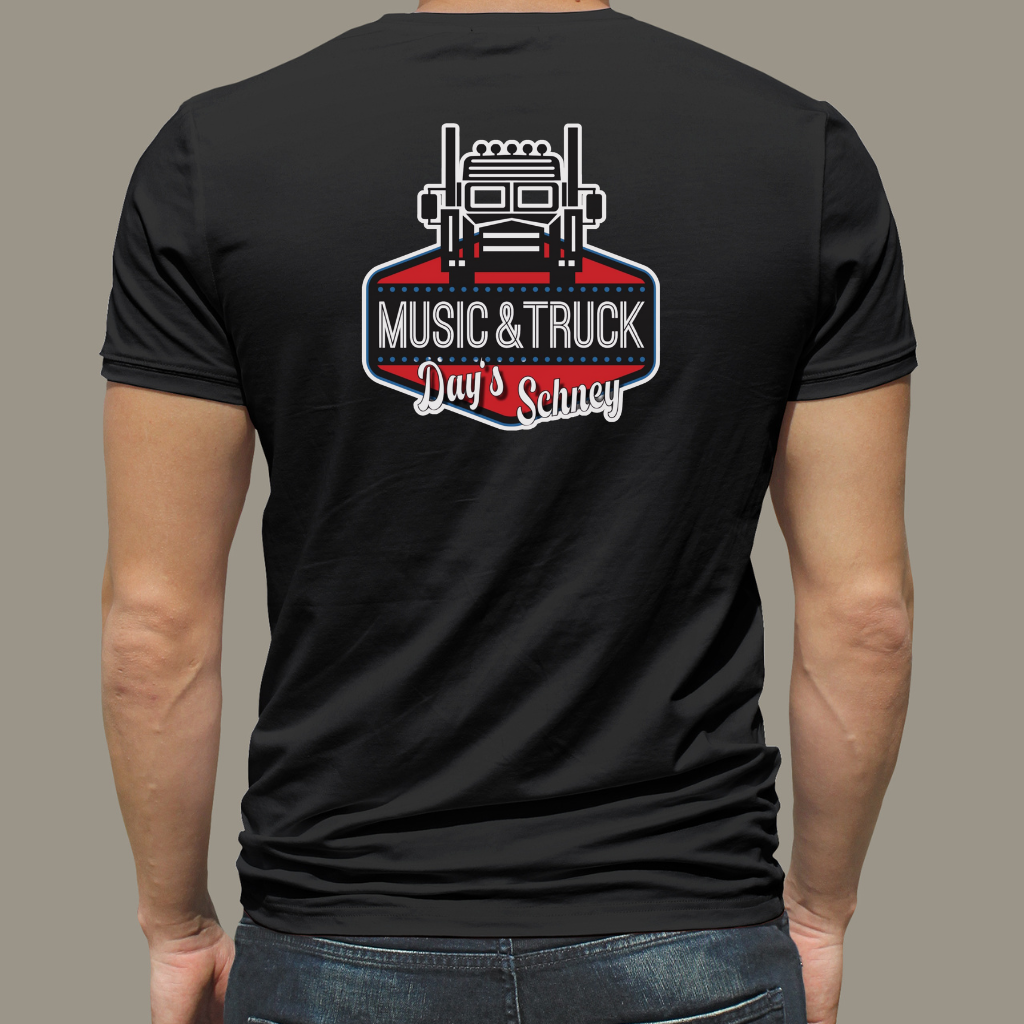 T-Shirt SCHWARZ Music & Truck Days Schney