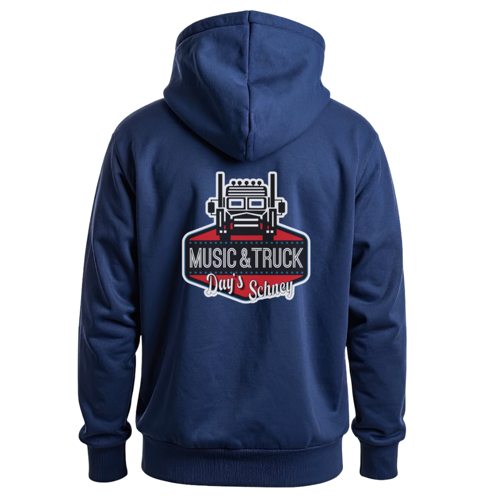 Hoodie NAVY Music & Truck Days Schney