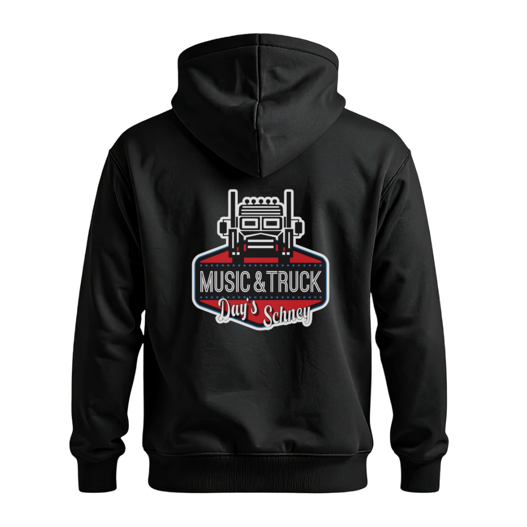 Hoodie SCHWARZ Music & Truck Days Schney