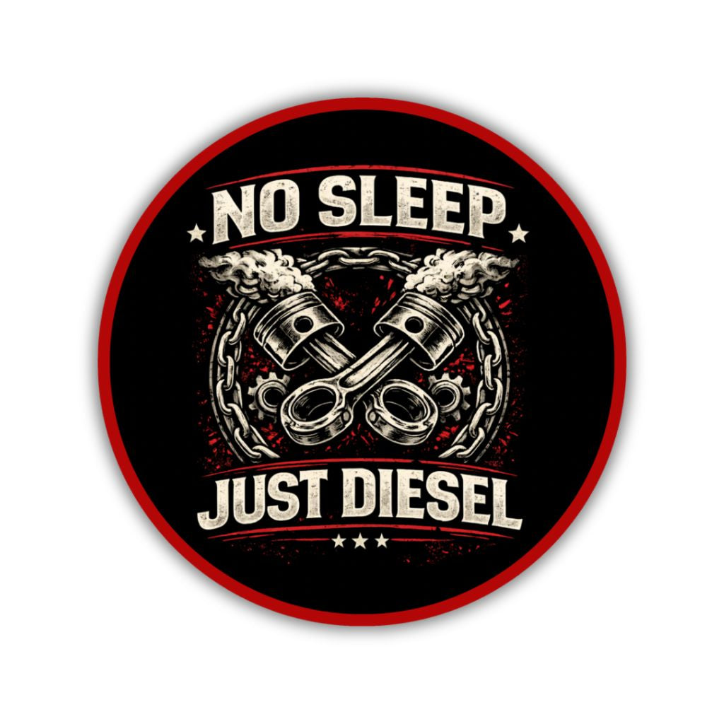 No Sleep just Diesel - Sticker