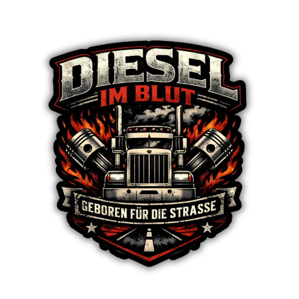 Geboren für die Straße - Sticker