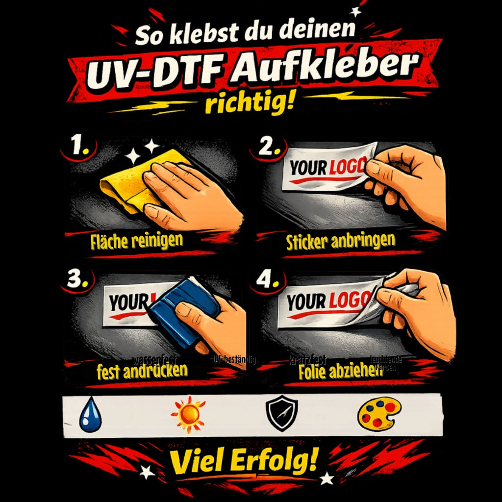 Geboren für die Straße - Sticker