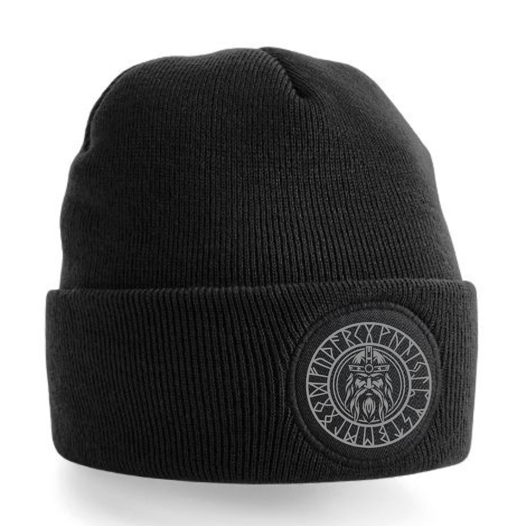 Strickmütze Viking Runen